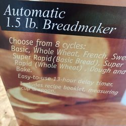 Bread Maker. Automatic