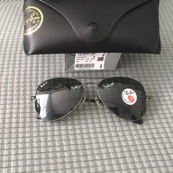 Aviator Polarized Lenses Black Frame Unisex Sunglasses 
