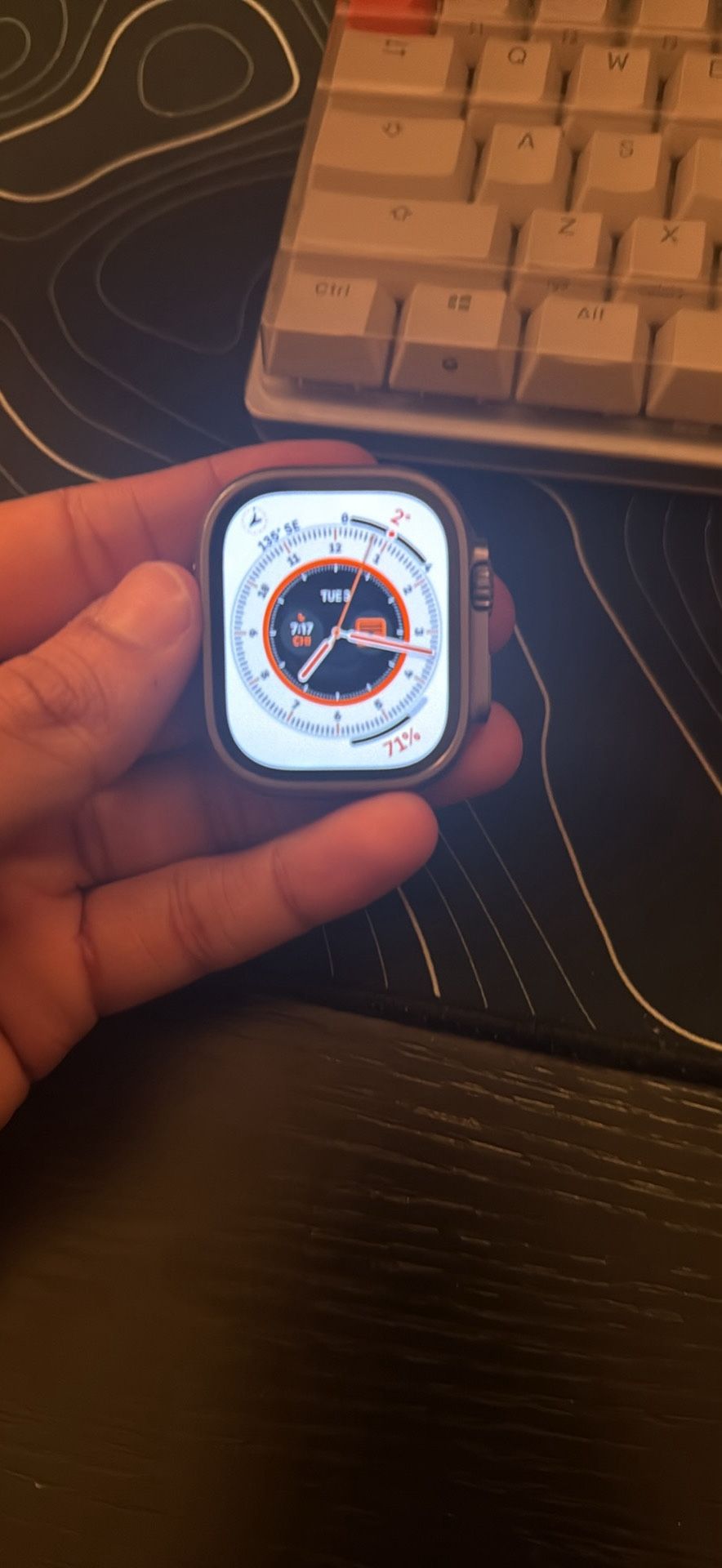 Apple Watch Ultra 49mm GPS+Cellular- 100% Battery Health