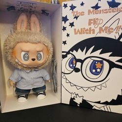 Pop Mart The Monsters - Labubu “Flip With Me” Vinyl Plush Doll - *💯% Authentic*