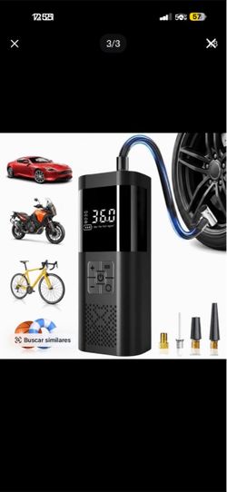 Portable Cordless Tire Inflator Air Compressor with Digital Display