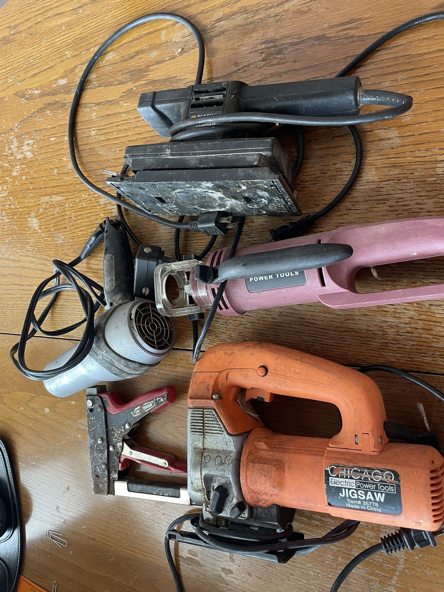 4 Electric Power Tools, Works Good