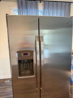 GE Stainless Steel Side-by-side Refrigerator