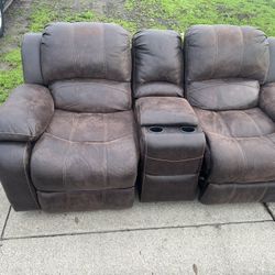 Leather Rocker Recliner