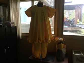 Baby Doll Lounge Outfit - Cotton Material, One Size Fit All ( 10- 20) One Of A Kind Home Sewn By Sandra Blessed Stitches