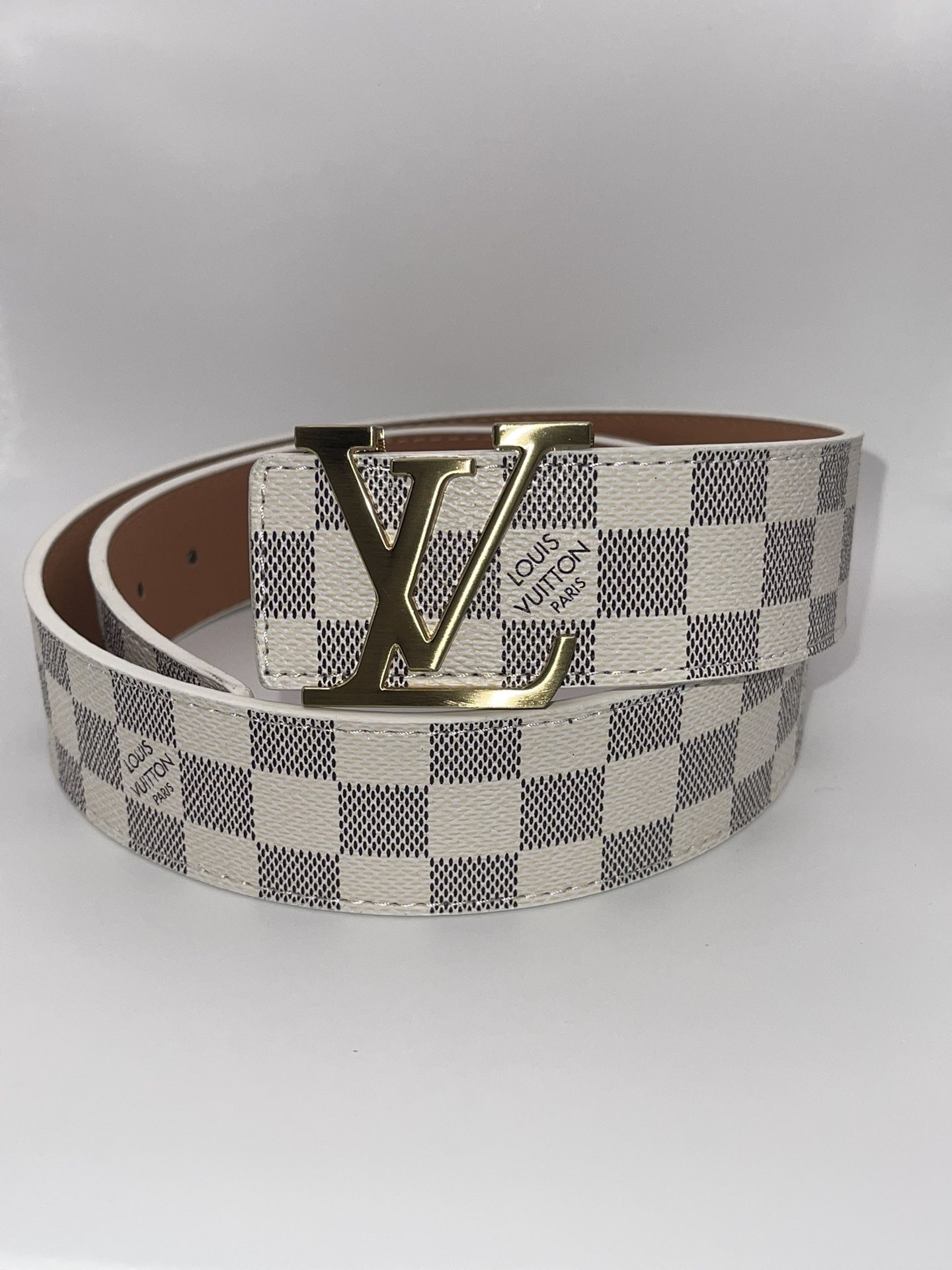 Louis Vuitton Initiales Damier Azur Belt Size 34-38