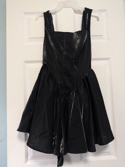 SHEIN Black Shimmer Fit-and-Flare Wlmen's dress Size M
