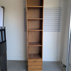 Book Shelf With Filing Cabinet Drawer 