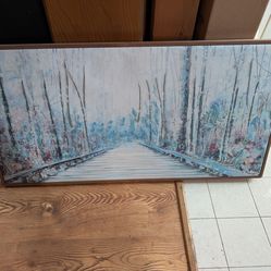Woodland framed art