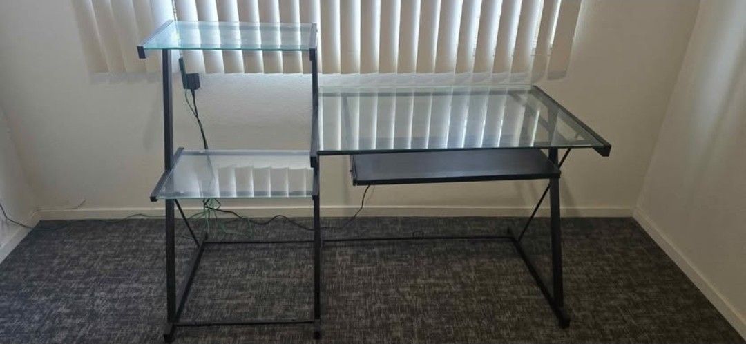 Glass Desk