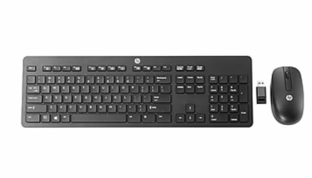 HP business slim wireless keyboard and mouse