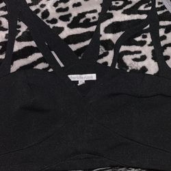 Black Charlotte Russe Crop Top