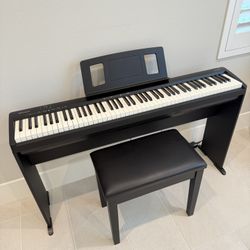 Roland FP-10 Digital Piano Bundle With Stand, Bench, Pedal, Headphones EUC