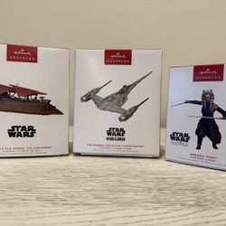 Hallmark 2023 Christmas Ornaments Keepsake Star Wars 