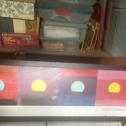 Andy Warhol Foundation Framed Pop Art Poster Print