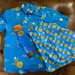 High Noon Mens Button Dow, Socks, 3 Bandanas
