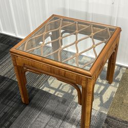 Rattan Side Table