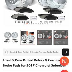 2015 - 2020 Chevy Suburban Drilled Brake Kit