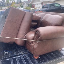 Leather Couch Set 