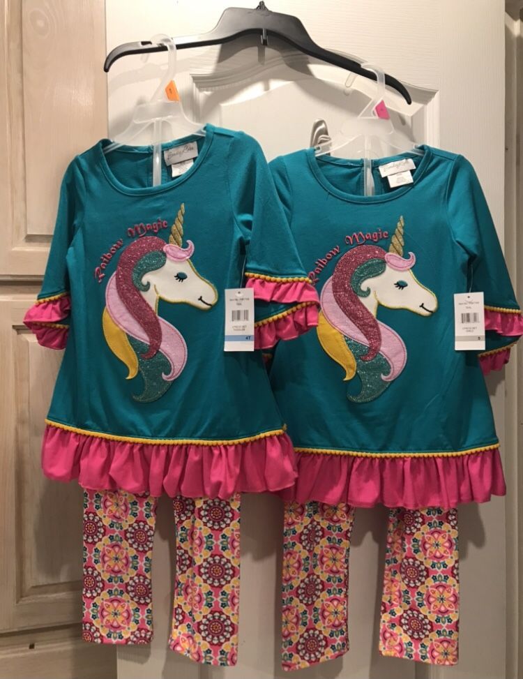 UNICORN - Size 4T & 5T - New (great For Easter) 