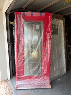 Brand New 36"W x 80"H Pre-Hung Entry/Front Door with Impact Glass