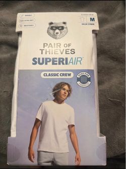 Pair of Thieves SuperAir Classic Crew T-Shirts 3-Pack Medium