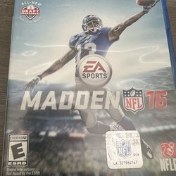 PS4 game Madden 16