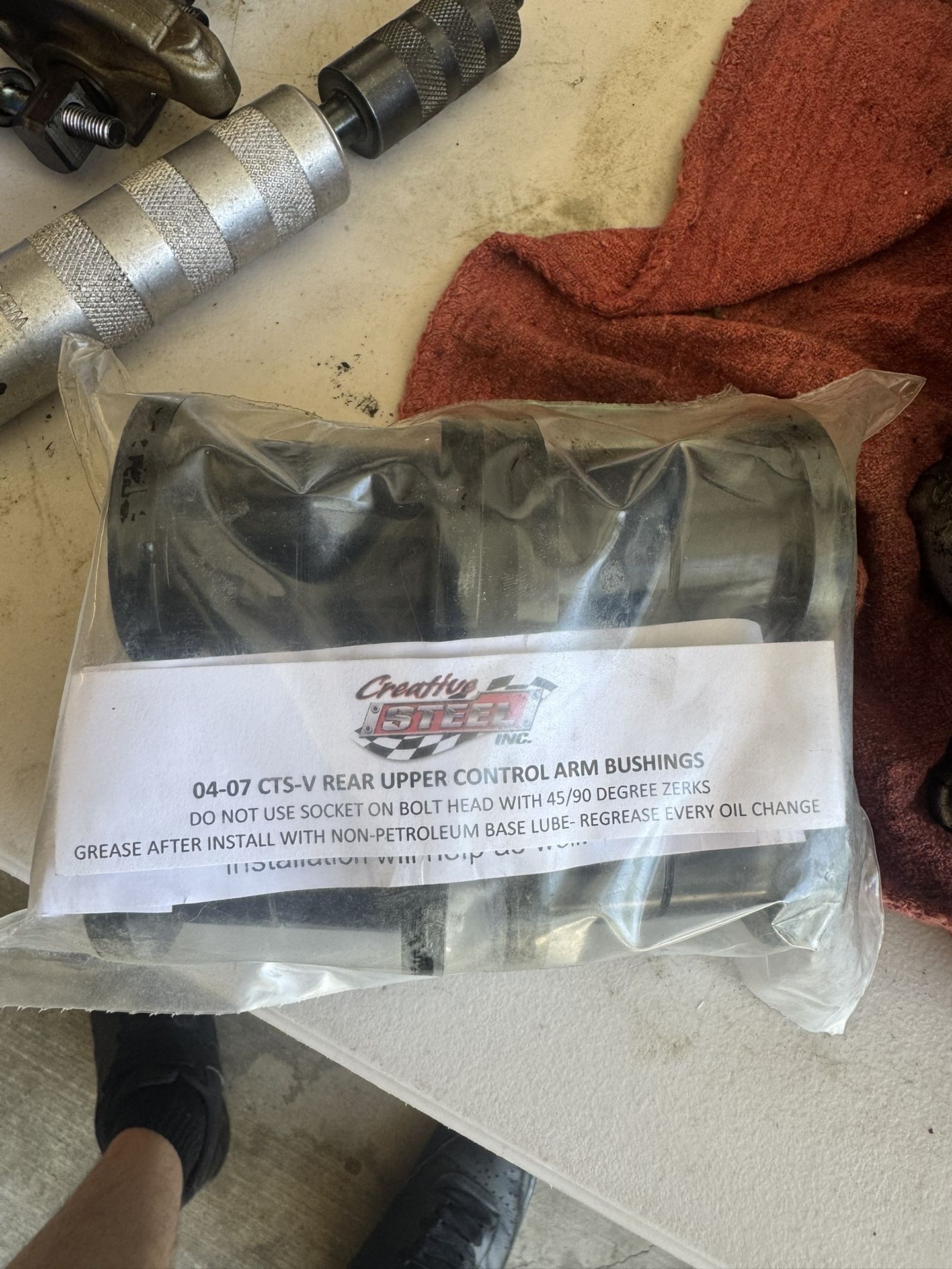 04-07 Ctsv V1 Creative Steel Rear Control arm bushings