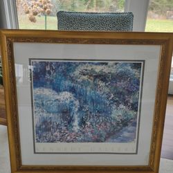 Garden In Bloom MICHELE RICHARD KENNEDY ARTIST Signed Gallery Print Floral