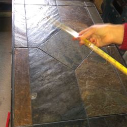 Large Tile Top Coffee Table 