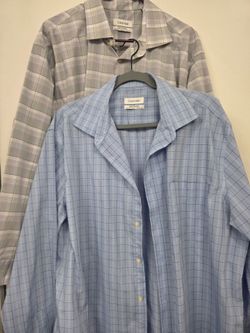 Mens Calvin Klein XL Dress Shirts
