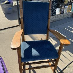 Blue Rocking Chair