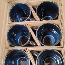 BRWH-B08Y8TL3Z3  vicrays Coffee Mug Set, 12 Ounce, Set of 6, Ceramic Mug for Men, Women, Unique Glazed Mugs with Handle for Coffee, Tea, Milk, Cocoa, 