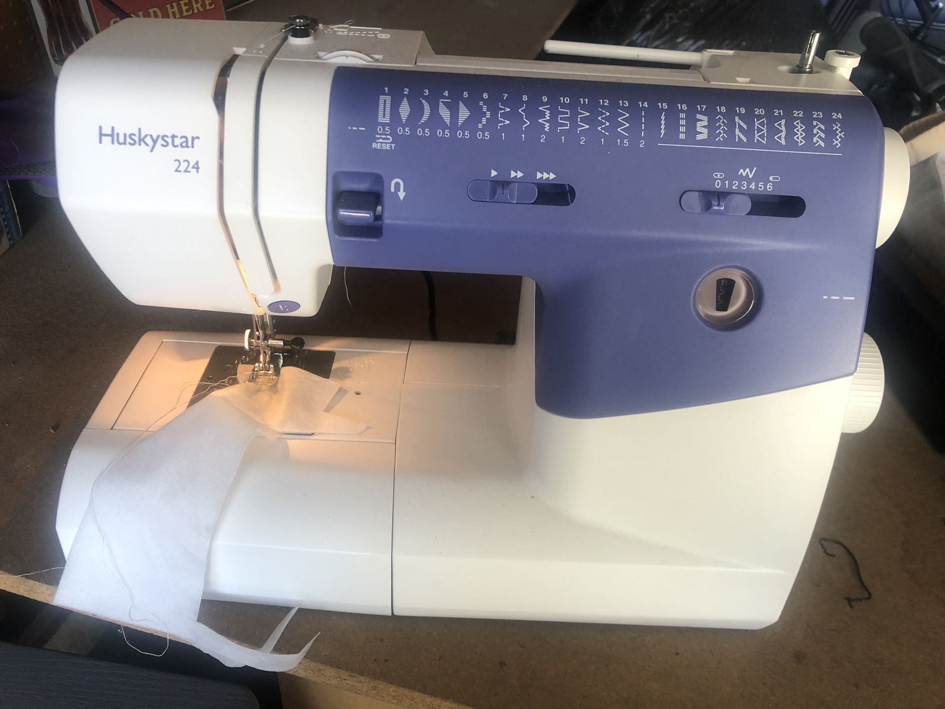 Husky Star 224 Sewing Machine (used four times )