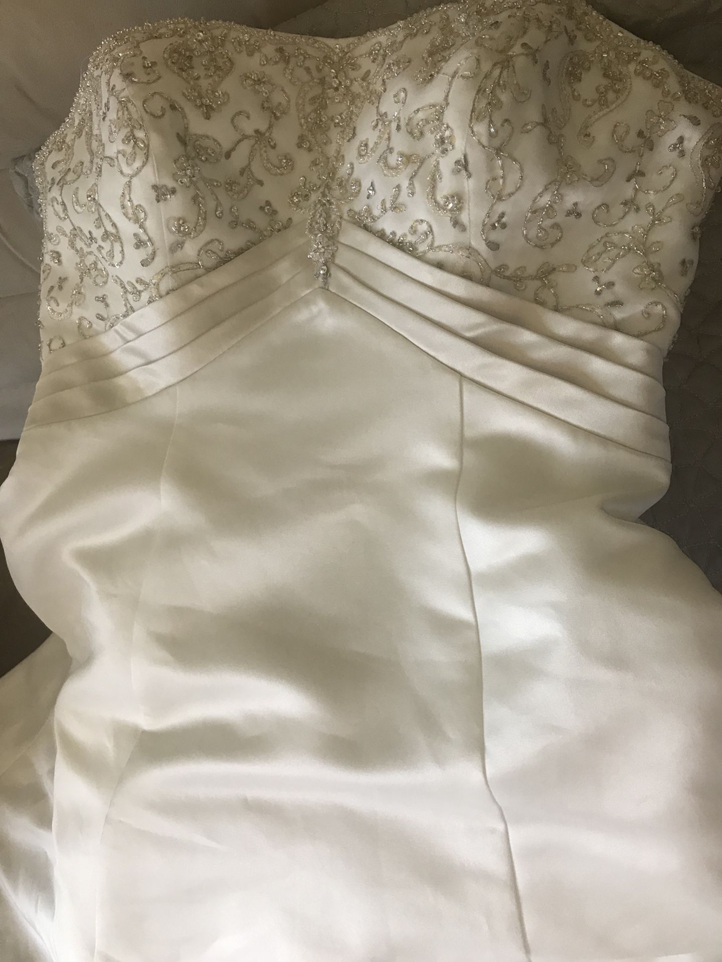 Silk Wedding Dress feel free to ask any questions