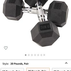 20lb dumbbell pair
