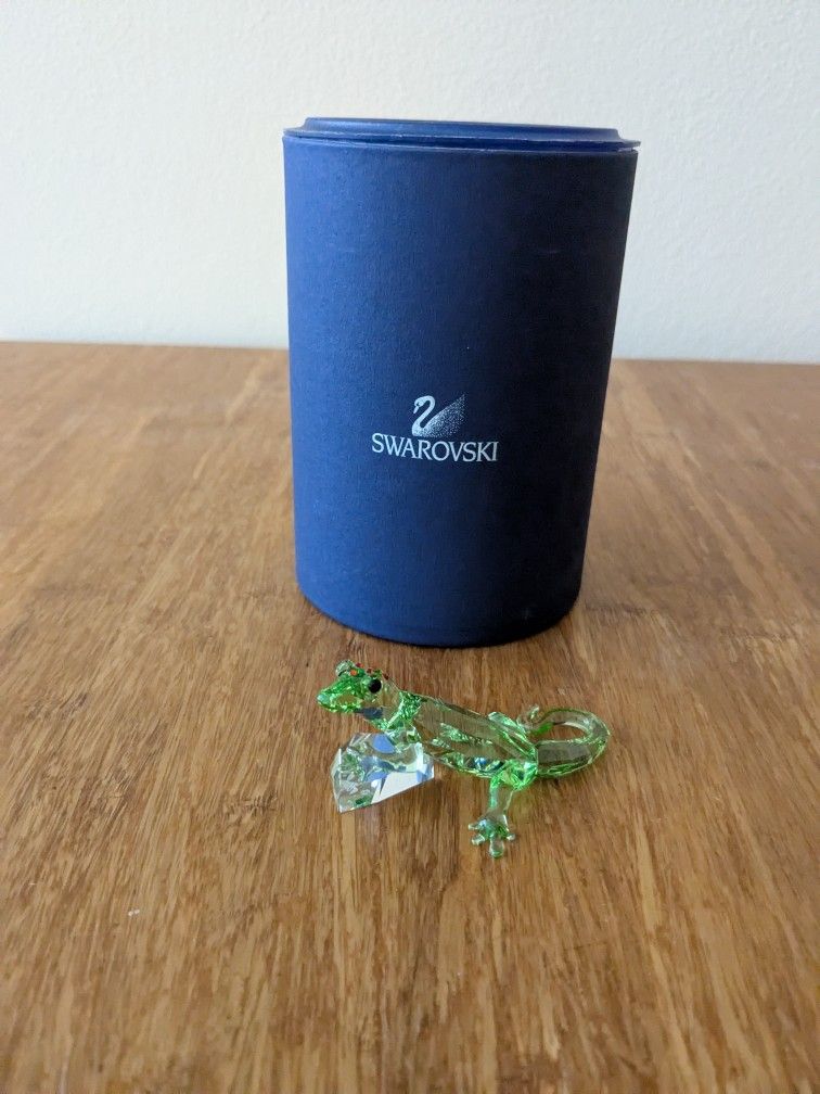 Swarovski Crystal Gecko