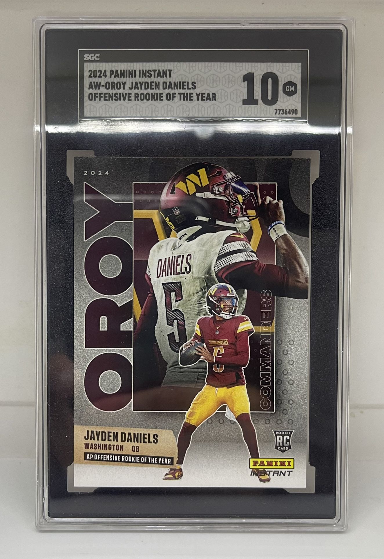 SGC 10 💎 Jayden Daniels OROY Award Winners 1/10479 AW-OROY