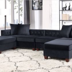 Sectional Sofa + Ottoman