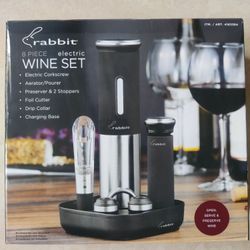 Rabbit 8 Piece Wine Set (Electric)