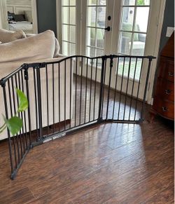 Extra Wide Safety Gate / Pet Gate - Fits Openings 38.3” - 72”
