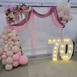 3ft Light Up Numbers 