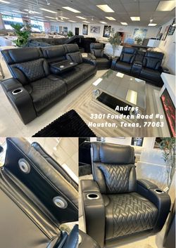 RECLINING 3-PIECE SET -  ATLANTIS LUXURY
