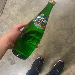 Murakami X Perrier Big Glass Bottle