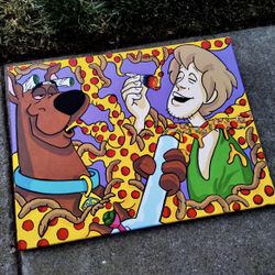 Shaggy And Scooby Painting 