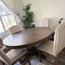 dining set with 4 chairs