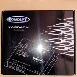 Concept Bass Driver Epic Center Brand New In The Box 