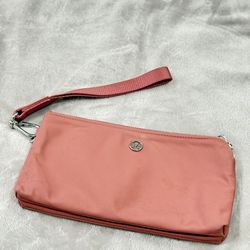 Lululemon Coral Wristlet / Zipper Pouch – Detachable Strap