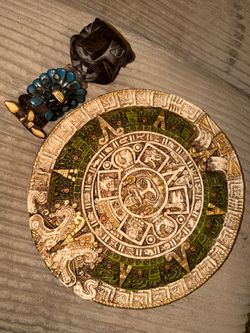 Aztec decorations and bull decorations