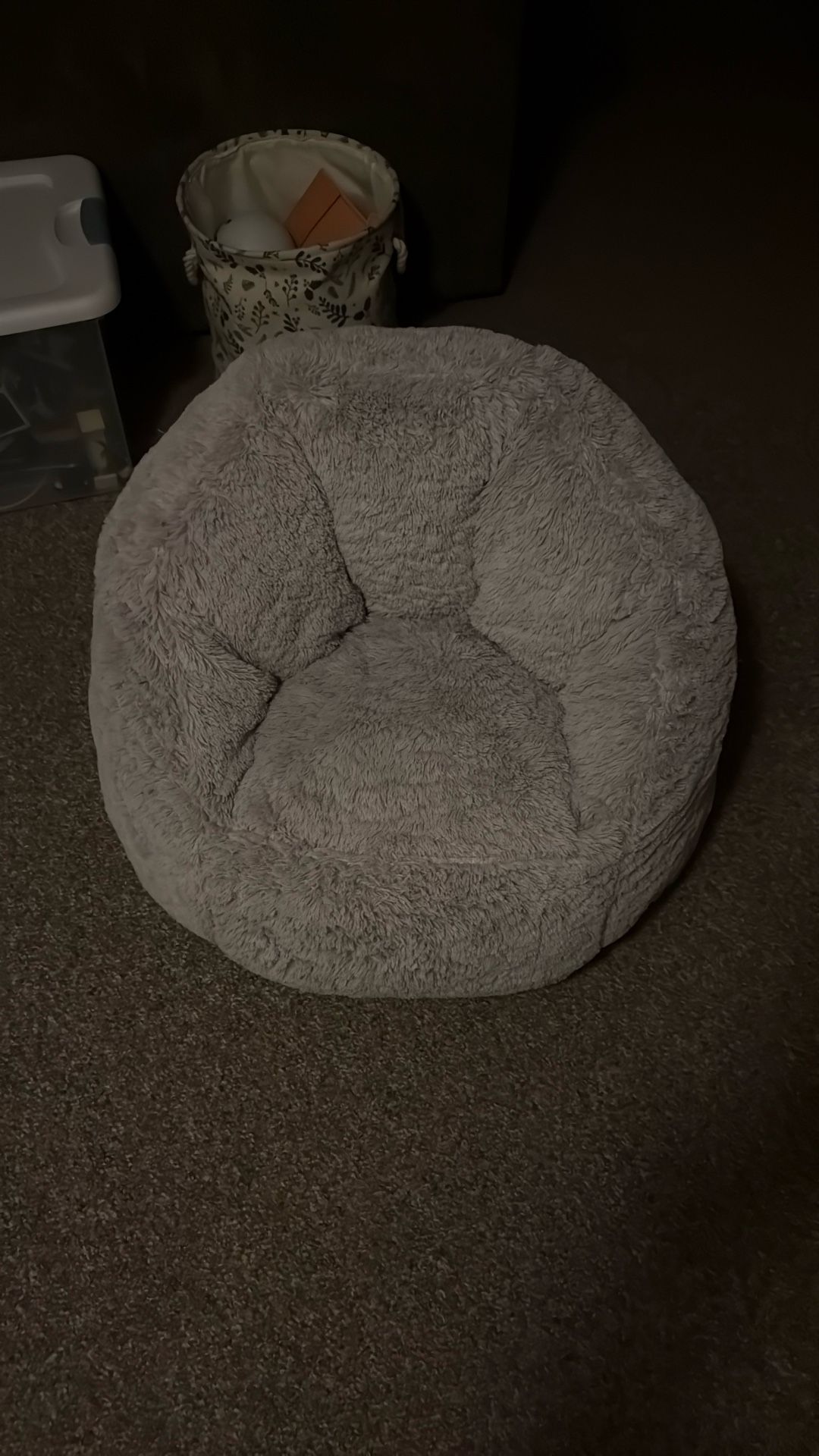 Soft Gray Chair For Kids